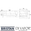 Bristan Descent Bath Spout Dimensions